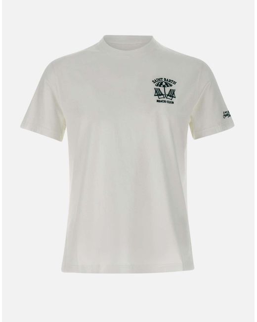 Mc2 Saint Barth White T-Shirts And Polos for men