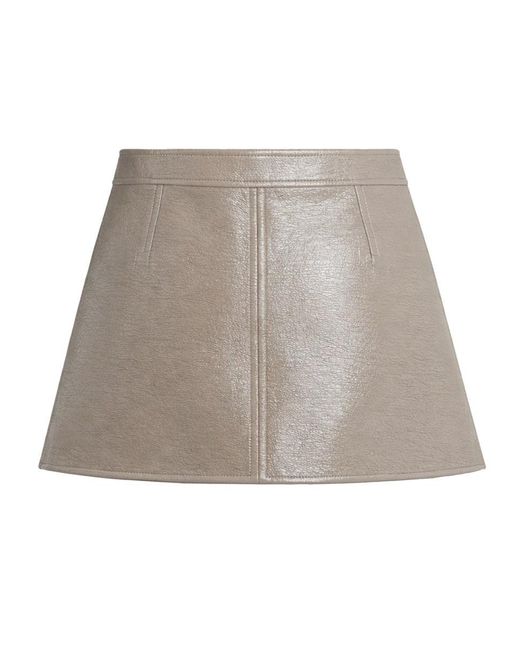 Courreges Brown Miniskirt "Reedition"