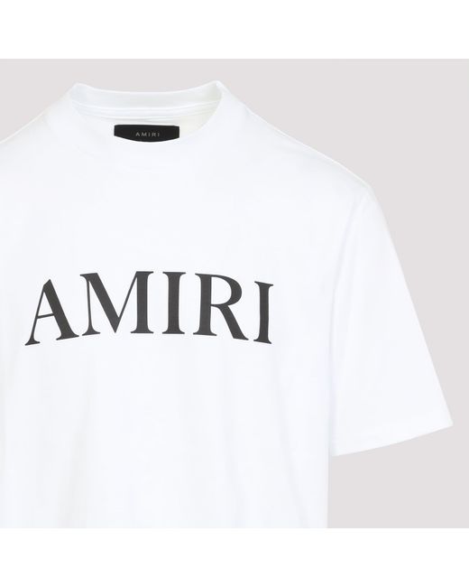 Amiri White Core Logo Tee
