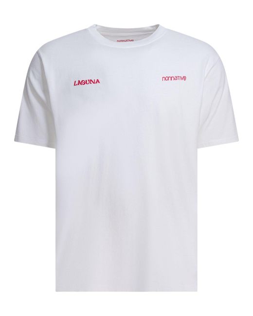 Nonnative White Cotton Crewneck T-Shirt T-Shirts for men