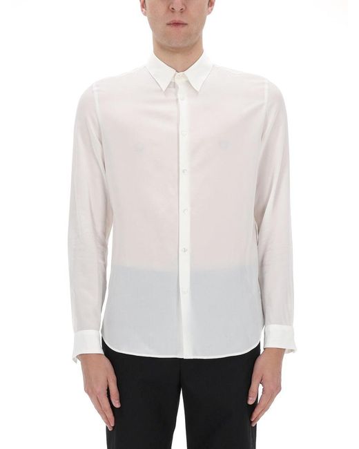 Gucci White Silk Shirt for men