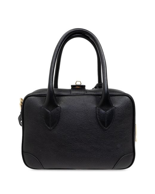 Golden Goose Deluxe Brand Black Vita Leather Handbag