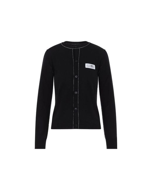 MM6 by Maison Margiela Black Cardigan