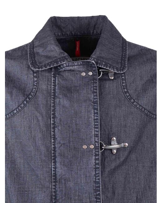 Fay Blue 4 Ganci Archive Coat Linen Jacket