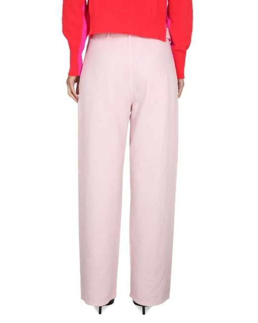 Philosophy Di Lorenzo Serafini Pink Denim Pants