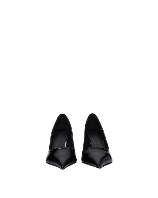 Ferragamo Black Patent Leather Pumps
