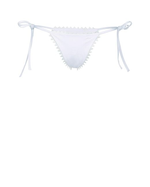 Jacquemus White Le Bas De Maillot Picot