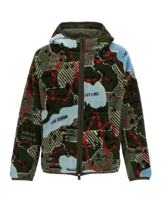 Moncler Pile Zip Closure in Green for Men | Lyst Australia