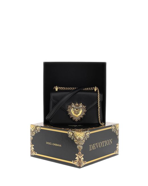 Bolso de hombro de devoción Dolce & Gabbana de color Black