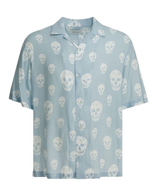 McQueen Mcqueen-shirts in het Blue voor heren