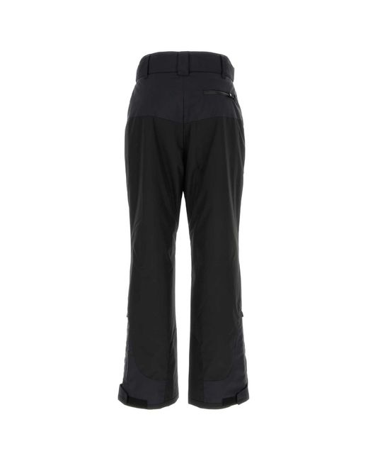 Palm Angels Black Polyester Ski Pant for men