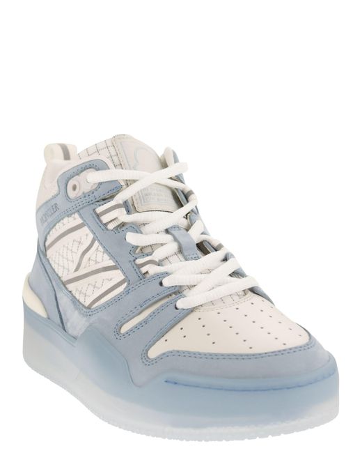 Pivot High Sneaker di Moncler in White