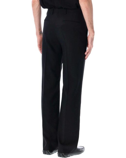 Valentino Garavani Black Sophisticated Trousers For Modern for men
