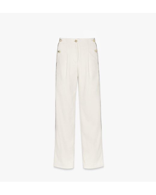 MCM White Trousers
