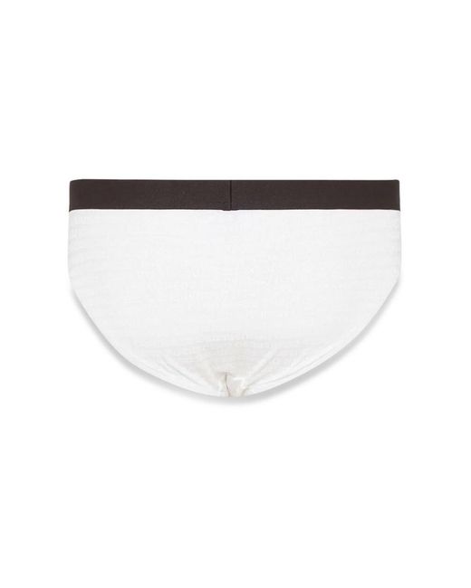 DSquared² White Briefs With Logo for men