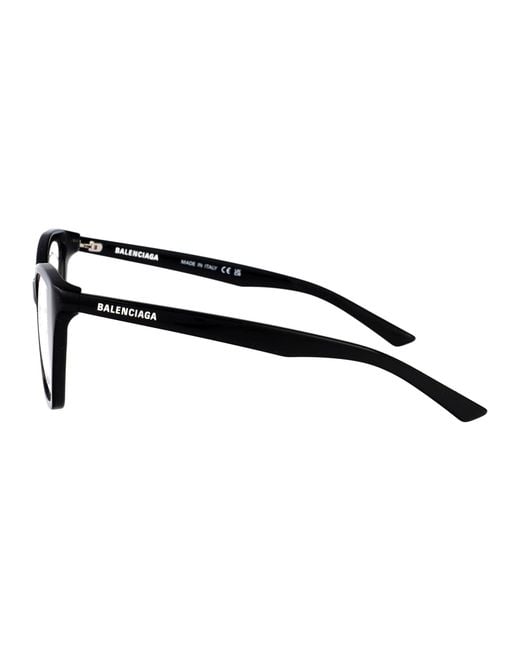 Balenciaga Black Transparent Acetate Glasses