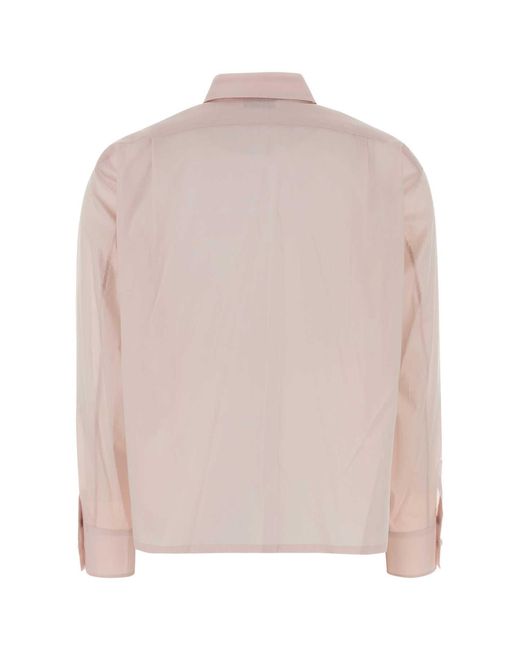Jil Sander Pink Regular Solid Shirt