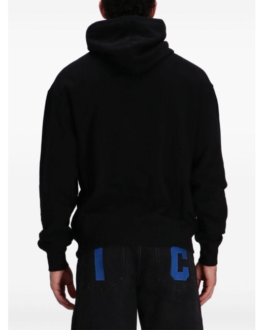 ICECREAM Running Dog Popover Hoodie in het Black voor heren