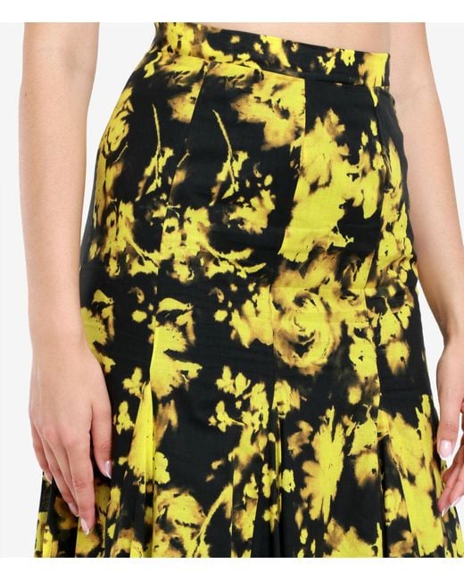 Erika Cavallini Semi Couture Yellow Skirts
