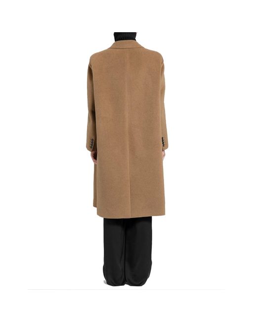 Saint Laurent Natural Manteau Oversize Coat for men