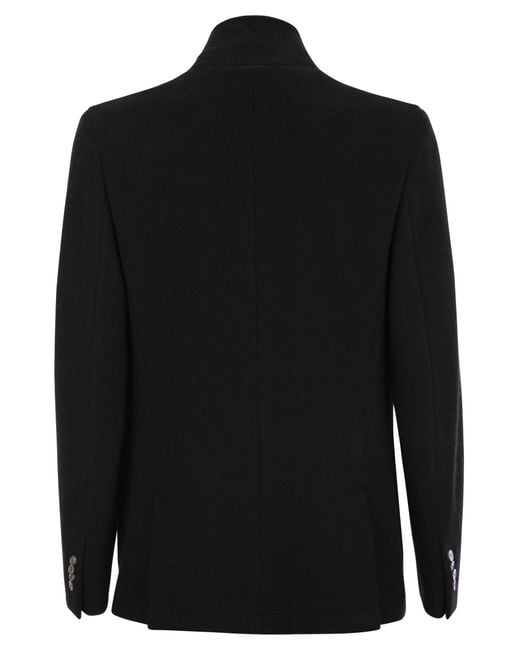 Fedeli Black Damon Cashmere Blazer for men