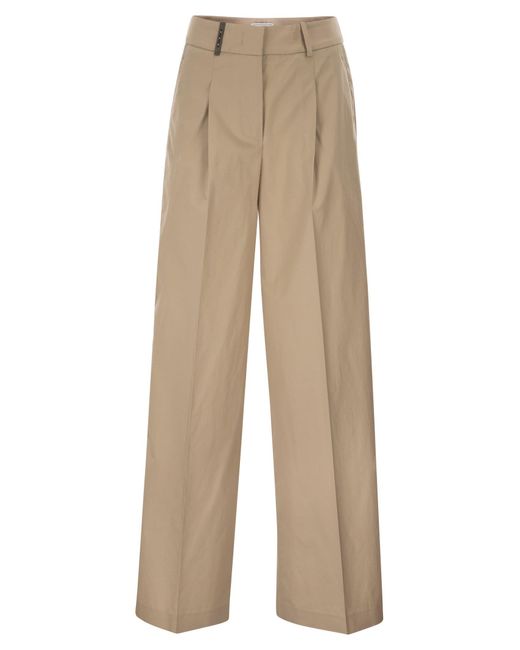 Peserico Natural Tailored Trousers