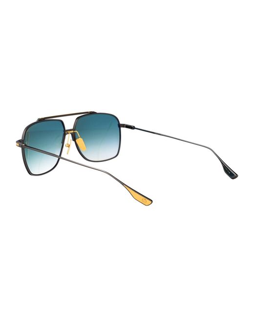 Dita Eyewear Blue Aviator Sunglasses Dts100 A 02 Blk Gld