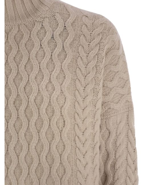 Week-end Max Mara Yard Pull boxy en fil en laine Weekend by Maxmara en coloris Natural