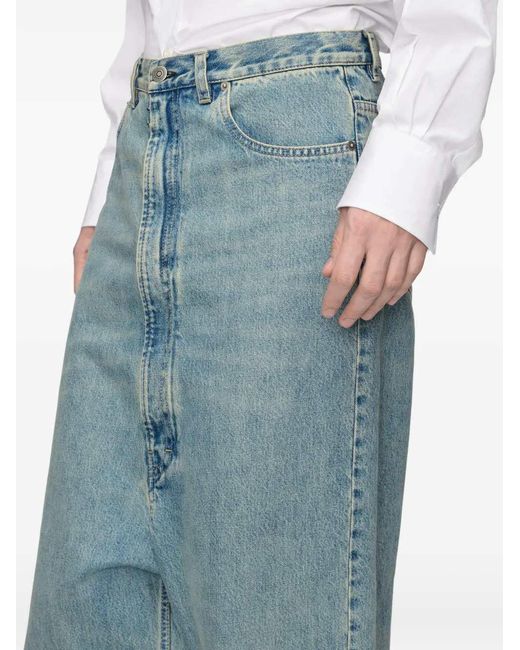 Maison Margiela Blue Low-Rise Jeans for men