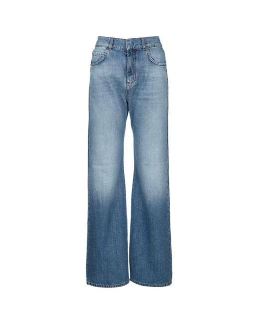 Pinko Blue Wanda Wide Leg Medium Wave