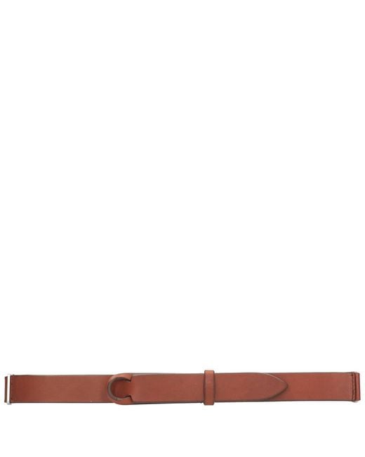 ORCIANI NOBUCKLE Brown Belts for men
