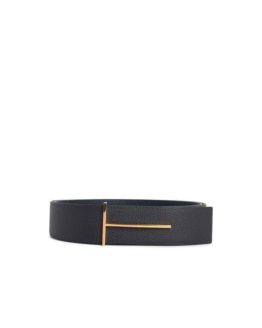 Tom Ford White Reversible Leather Belt for men
