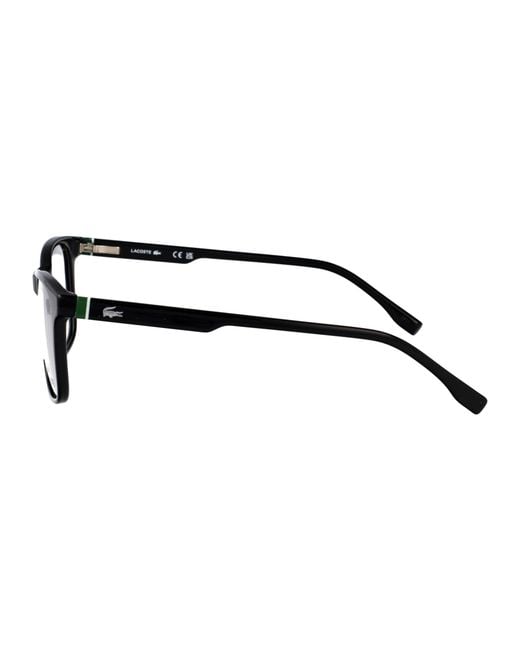 Lacoste Black Acetate Glasses for men
