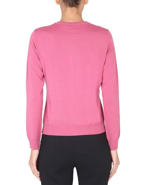 Boutique Moschino Pink Wool Jersey
