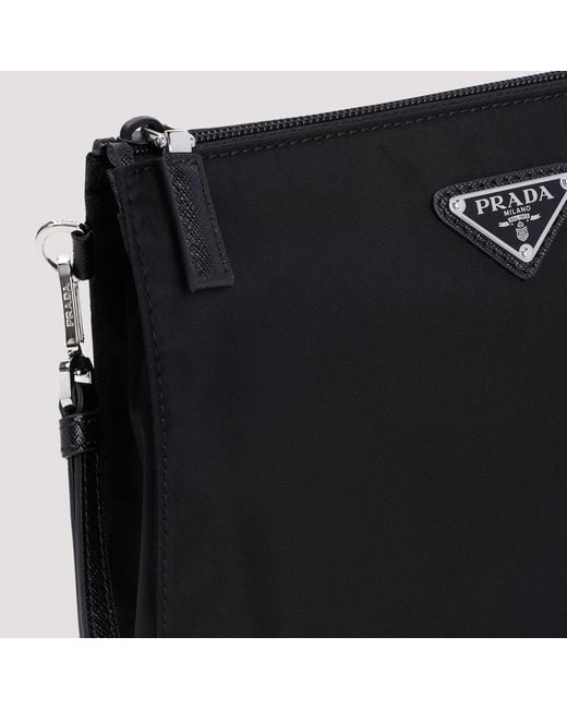 Prada Black Small Leather Goods for men