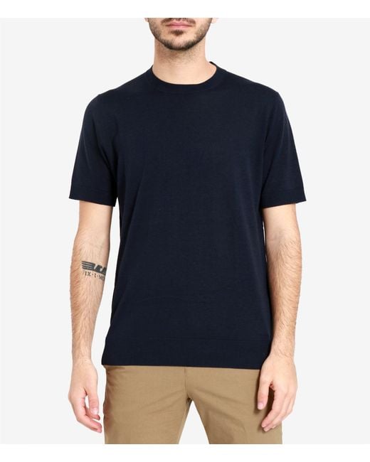 Paolo Pecora Blue Sweaters