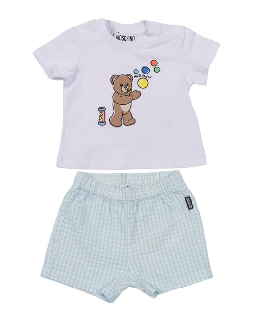 Moschino Blue Blusa M/C + Shorts
