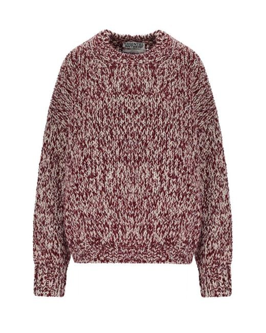 Essentiel Antwerp Red Izura Burgundy Crewneck Sweater