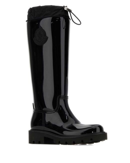 Moncler Black Rubber Kick Stream Boots
