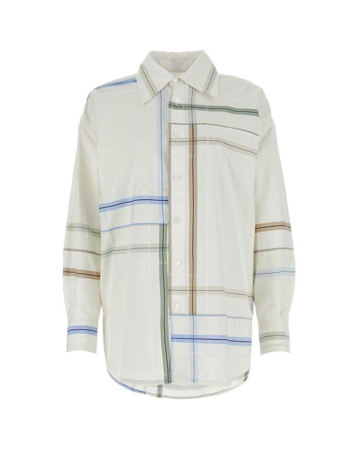 Bottega Veneta White Patchwork Handkerchief