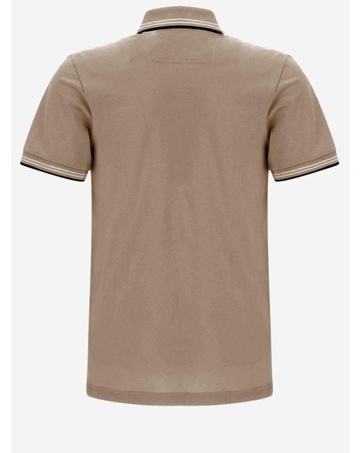 Boss Natural Stretch Cotton Polo Shirt With Logo for men