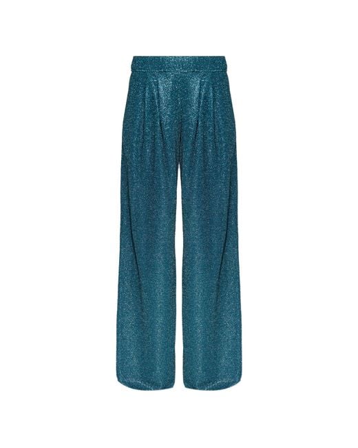 Oseree Blue Lumiere Tailored Long Pants