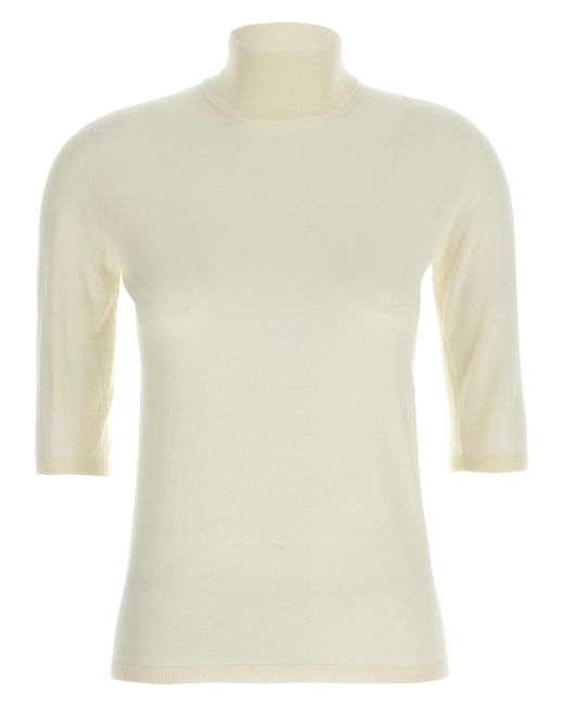 Max Mara 'cecina' Turtleneck Trui in het White