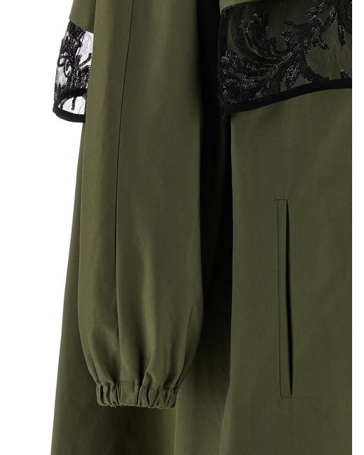 Le twins Green Incisa Coats And Trench Coats