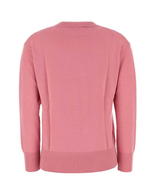 MM STUDIO Pink Wool Hot Sweater