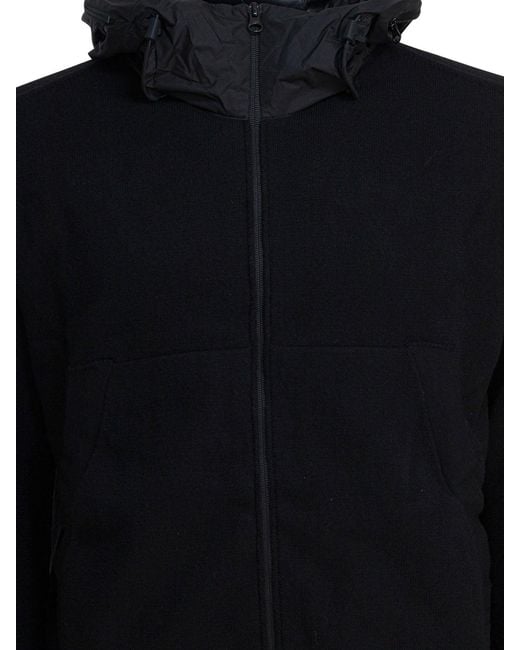 C P Company Blue Wool Coat for men