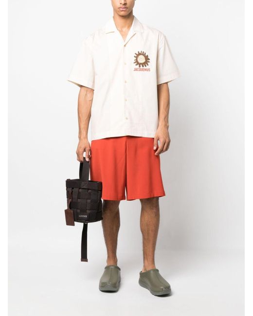 Jacquemus Oversized Shorts in het Red voor heren