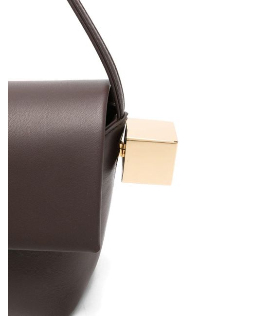 Bolso de hombro Le Rond Carre Jacquemus de color Gray