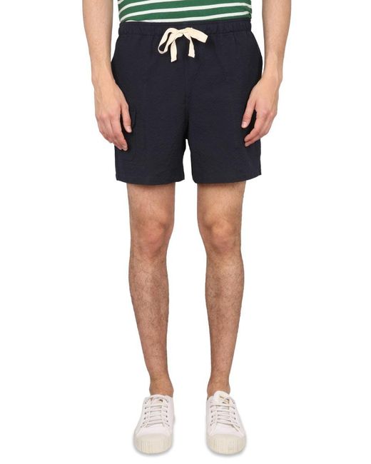 Howlin' By Morrison Blue Holdon Bermuda Shorts for men
