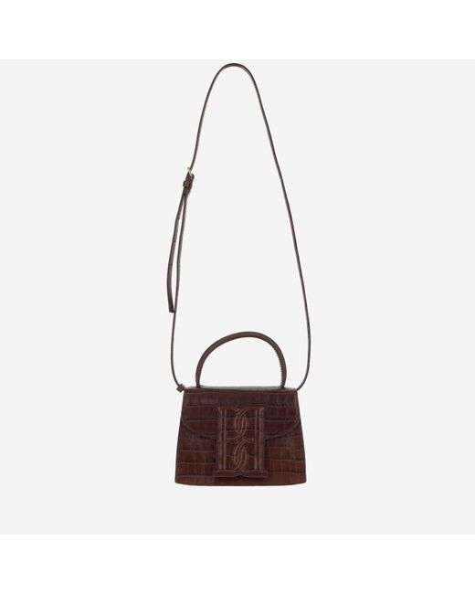 By Malene Birger Door Malene Birger Ramil Leather Shoulder Bag in het Red